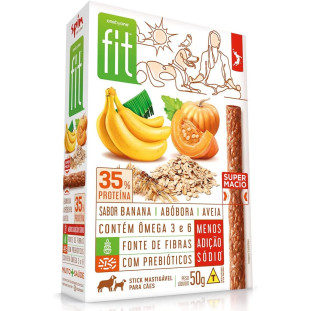 Petisco Gourmet para Cães Sabor Banana  Abóbora e Aveia