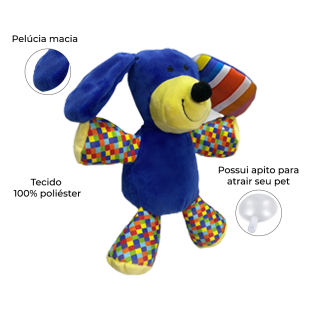 Brinquedo de Pelúcia Cachorro Peteco