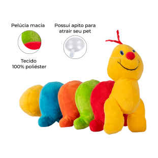 Brinquedo de Pelúcia Centopéia Lilica