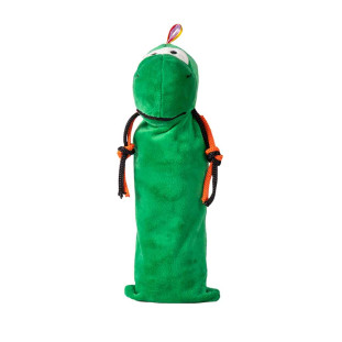 Brinquedo de Pelúcia para Pet Dino Garrafa Pet