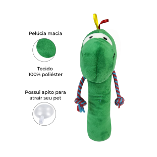 Brinquedo de Pelúcia Dino Longuinho