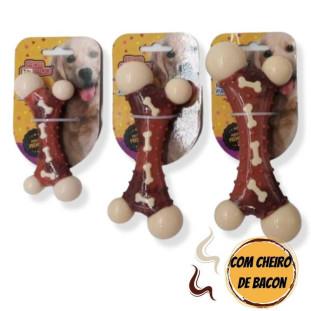 Brinquedo de Osso Aromatizado para Cachorro - M
