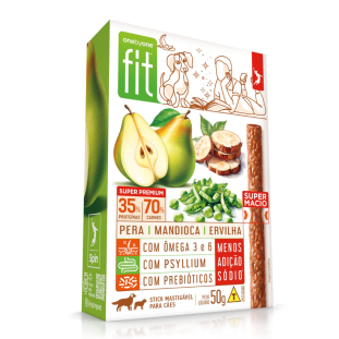 Petisco Para Cães Spin Pet Stick Onebyone Fit - Pera