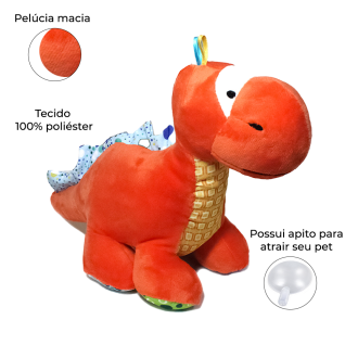 Brinquedo de Pelúcia Dino Rex