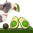 Brinquedo Abacate para Gato Catnip para Gatos