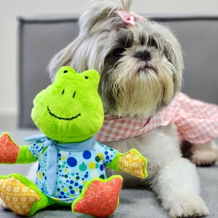 Brinquedo de Pelúcia Sapinho Cri Cri