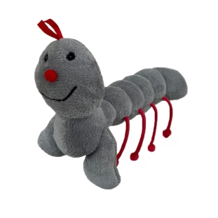 Brinquedo de Pelúcia Centopéia Cinza