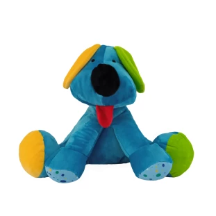 Brinquedo de Pelúcia Cachorro Bob Azul