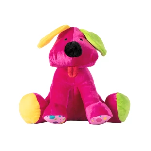 Brinquedo de Pelúcia Cachorro Bob Pink