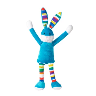 Brinquedo de Pelúcia Coelho Pernudo Azul
