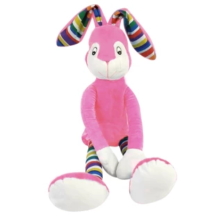 Brinquedo de Pelúcia Coelho Pernudo Pink