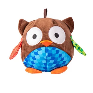 Brinquedo de Pelúcia Coruja Zoinho
