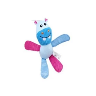 Brinquedo Para Cachorro Hipopotamo De Pelúcia Pawise C/ Apito