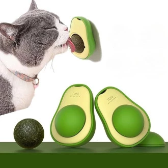 Brinquedo Abacate para Gato Catnip para Gatos